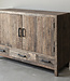 Be-Uniq Uniek Dressoir | Oud Hout | H85xB115xD40 cm