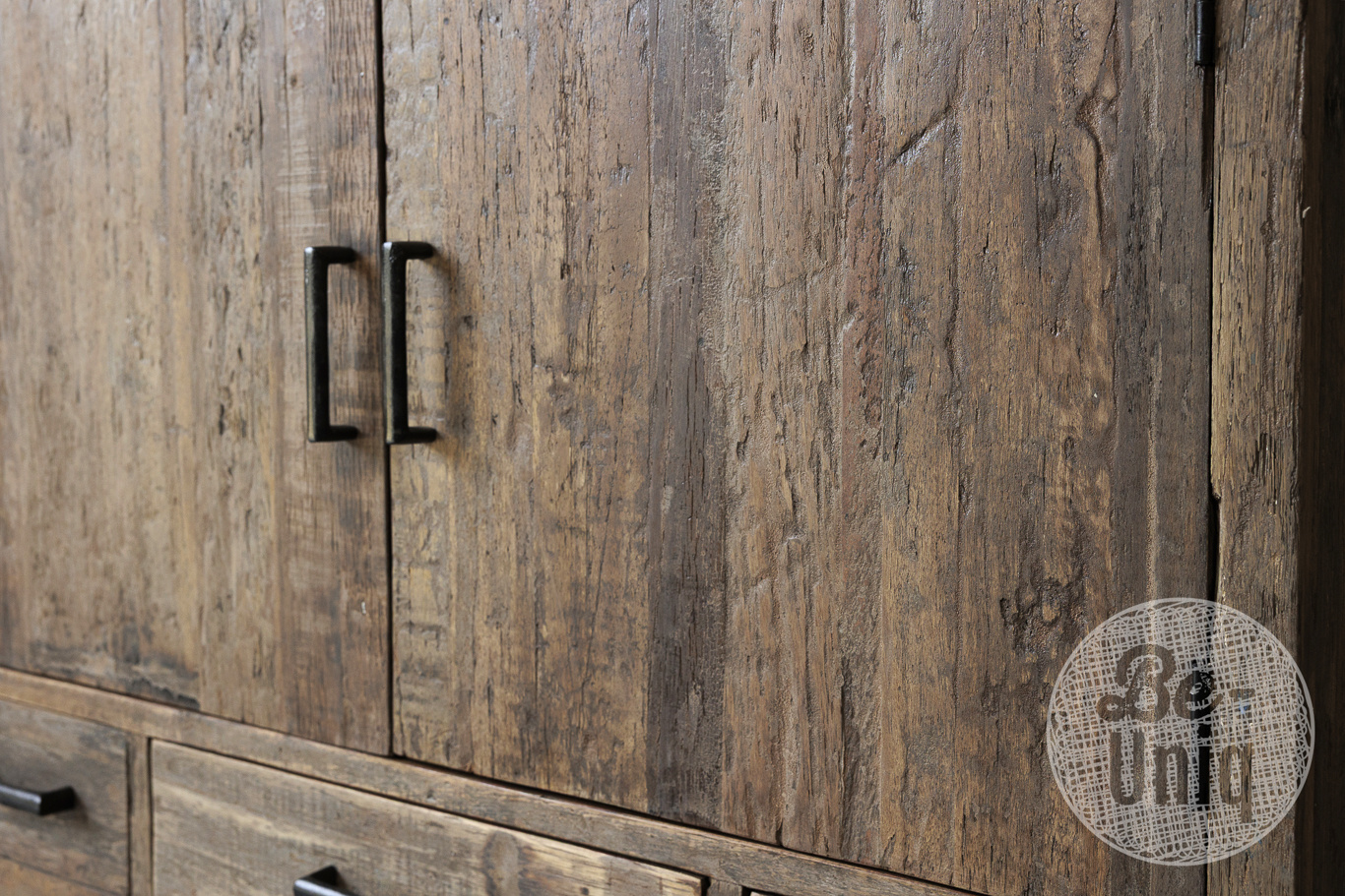 Be-Uniq Uniek Dressoir | Oud Hout | H85xB115xD40 cm
