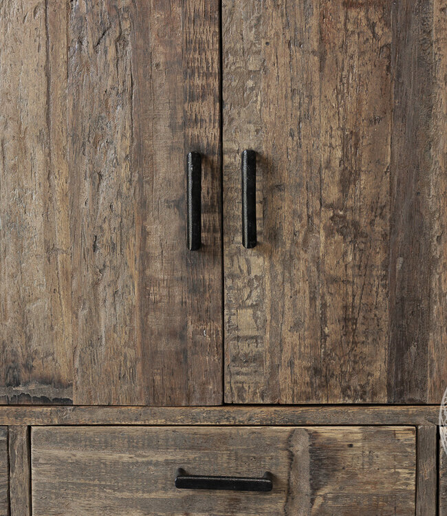 Be-Uniq Uniek Dressoir | Oud Hout | H85xB115xD40 cm