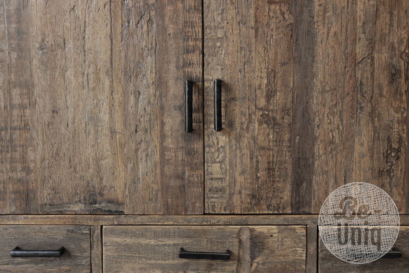 Be-Uniq Uniek Dressoir | Oud Hout | H85xB115xD40 cm