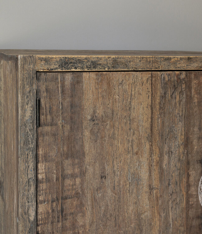 Be-Uniq Uniek Dressoir | Oud Hout | H85xB115xD40 cm