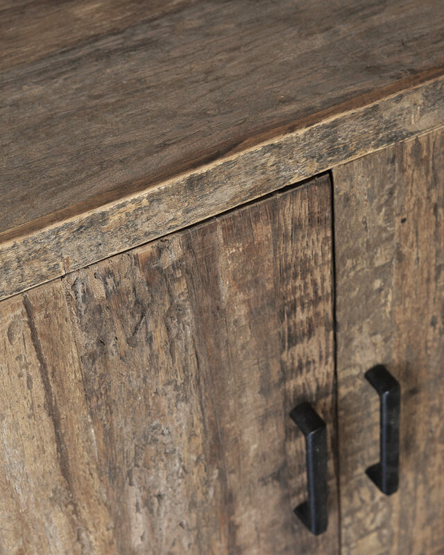 Be-Uniq Uniek Dressoir | Oud Hout | H85xB115xD40 cm