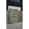 Deurenset | Blauw/Bruin Oud Hout India | H224 x B130 cm