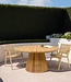 Rene Houtman Tuinstoel Alya - Teakhout/Rotan H84 x B63 x D58 Cm