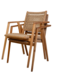 Rene Houtman Tuinstoel Alya - Teakhout/Rotan H84 x B63 x D58 Cm