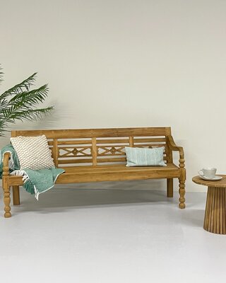 Rene Houtman Stationsbank Kadar H90 x B200 x D55 Cm - Teakhout
