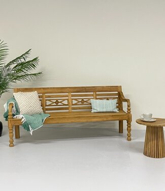 Rene Houtman Stationsbank Kadar H90 x B200 x D55 Cm - Teakhout