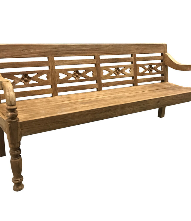 Rene Houtman Stationsbank Kadar H90 x B200 x D55 Cm - Teakhout