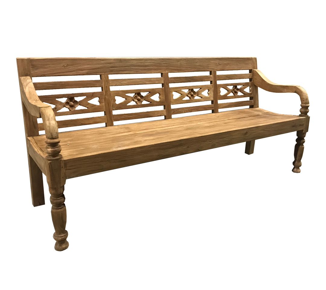 Rene Houtman Stationsbank Kadar H90 x B200 x D55 Cm - Teakhout