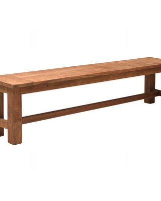 Rene Houtman Tuinbank Zitbank Teakhout H45 x B200 x D40 Cm