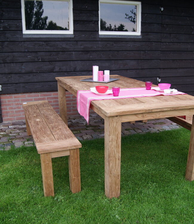 Rene Houtman Tuintafel Teakhout Eva H78 x B120 x D80 Cm