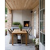 Tuintafel Teakhout Eva H78 x B120 x D80 Cm