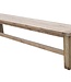 Rene Houtman Tuinbank Eetkamerbank Teakhout Rustiek H45 x B260 x D40 Cm