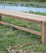 Rene Houtman Tuinbank Eetkamerbank Teakhout Rustiek H45 x B260 x D40 Cm