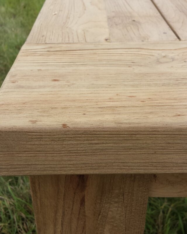 Rene Houtman Tuintafel Teakhout Rustiek H78 x B300 x D100 Cm