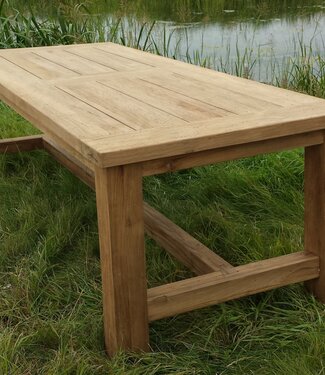 Rene Houtman Tuintafel Teakhout Rustiek H78 x B300 x D100 Cm