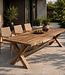 Rene Houtman Tuintafel Kruispoot Teakhout H78 x B300 x D100 Cm