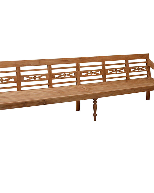 Rene Houtman Stationsbank Tuinbank Teakhout H70 x B300 x D60 Cm