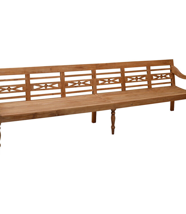 Rene Houtman Stationsbank Tuinbank Teakhout H70 x B300 x D60 Cm