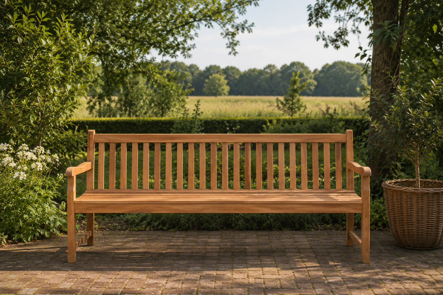 Rene Houtman Tuinbank Teakhout Joke H93 x B180 x D62 Cm