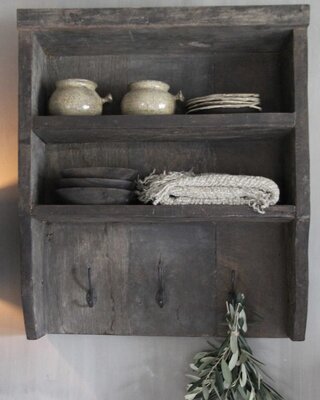 Aura Peeperkorn Wandkastje | Old Farm | H60 x B52 x D18 cm