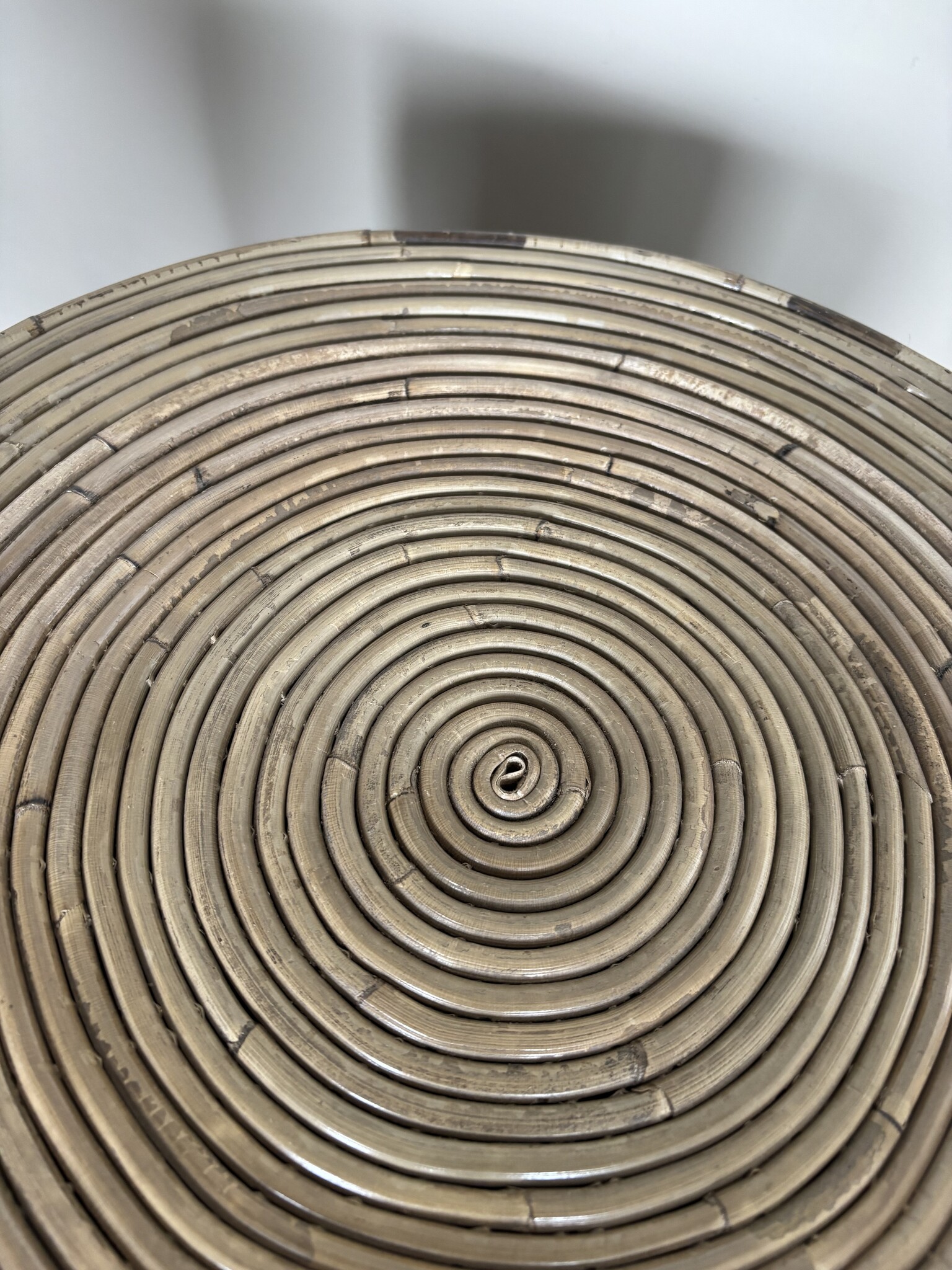 Rene Houtman Wasmand Rond Naturel Rotan | H51 x D40 cm