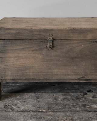 Be-Uniq Oude Kist | Rustiek Verweerd | H36xB54xD30 cm