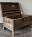 Be-Uniq Oude Kist | Rustiek Verweerd | H38xB59xD35 cm