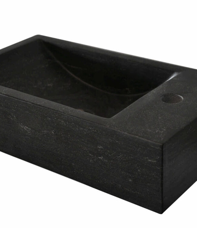 Wiesbaden Raw Fontein | Hardsteen Gezoet | Rechts | 40x22x10 cm