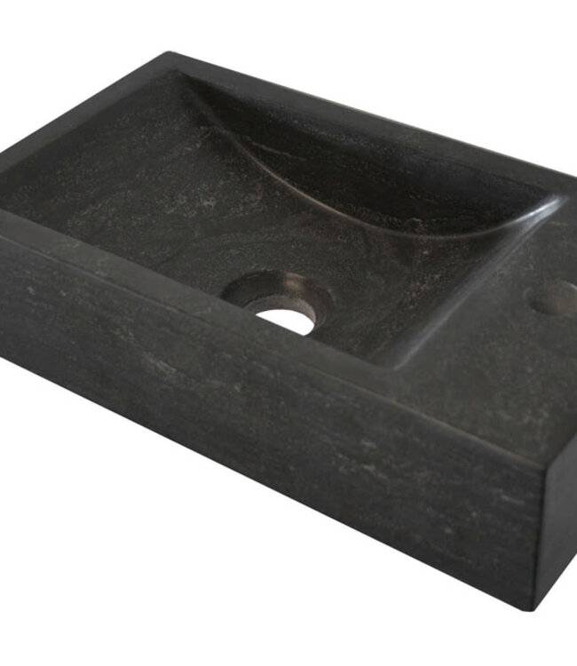 Wiesbaden Raw Fontein | Hardsteen Gezoet | Rechts | 40x22x10 cm