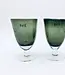 DutZ Drink glas op voet | H13 D8 | Groen