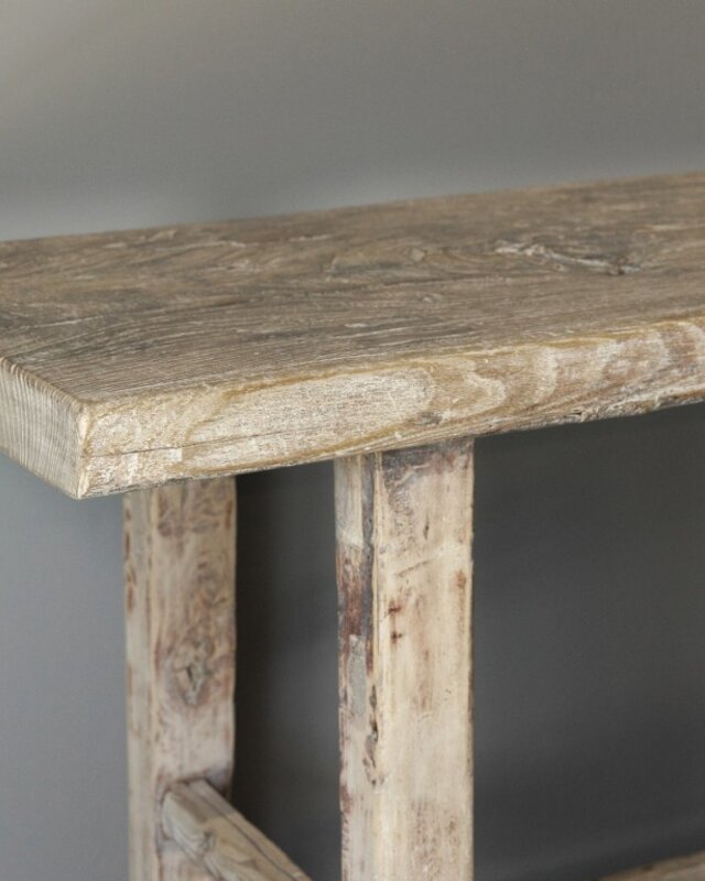 Be-Uniq Oude Wandtafel Met Plank | China | H85xB170xD39 cm