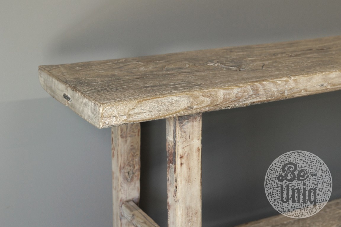 Be-Uniq Oude Wandtafel Met Plank | China | H85xB170xD39 cm