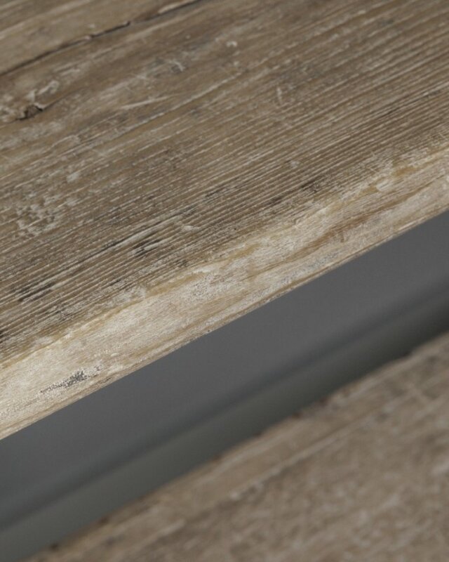 Be-Uniq Oude Wandtafel Met Plank | China | H85xB170xD39 cm
