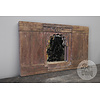 Antiek tempelraam met spiegel | India | H50xB85xD5 Cm