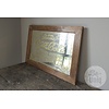 Oude Spiegel Houten Lijst Coca Cola H61 x B94 x D3 Cm