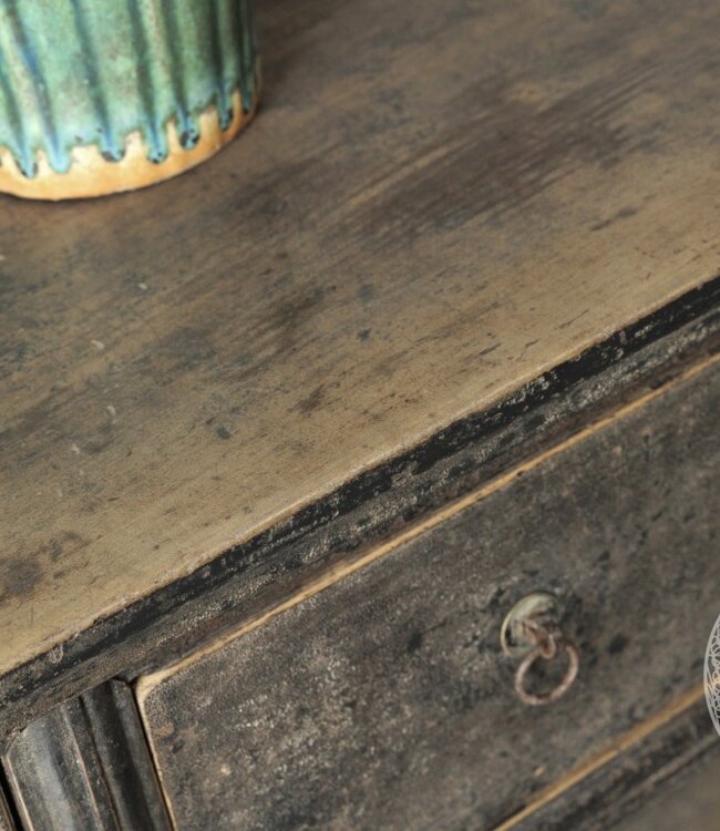 Be-Uniq Oud Houten Wandtafel China 5 Lades H85 x B201 x D46 Cm