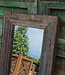 Rene Houtman Spiegeltje Oud Hout India H61 x B37.5 x D4 Cm