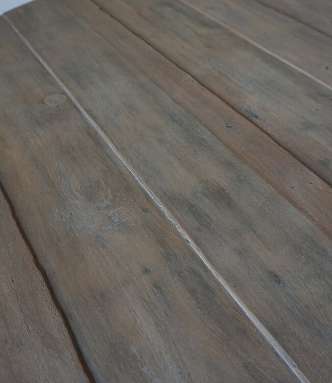Rene Houtman Eetkamertafel | Rond | Bruin Hout | H78 x D120 cm