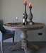 Rene Houtman Eetkamertafel | Rond | Bruin Hout | H78 x D120 cm