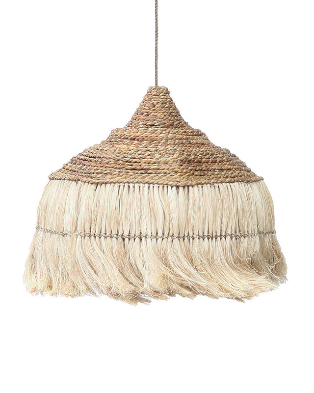 Bazar Bizar De Abaca Hoola Hanglamp - Naturel - L