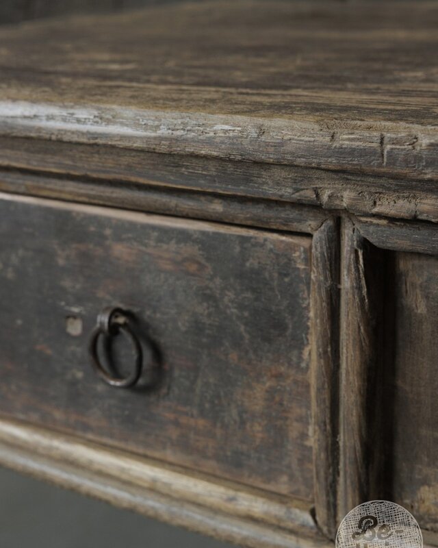 Be-Uniq Oude Bijzettafel | China | H48xB52xD52 cm