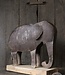 Be-Uniq Vintage Olifant Beeld | Metaal | H45xB45xD17 cm