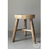 Unieke Oude Bijzettafel | China | H54xB40xD40 cm