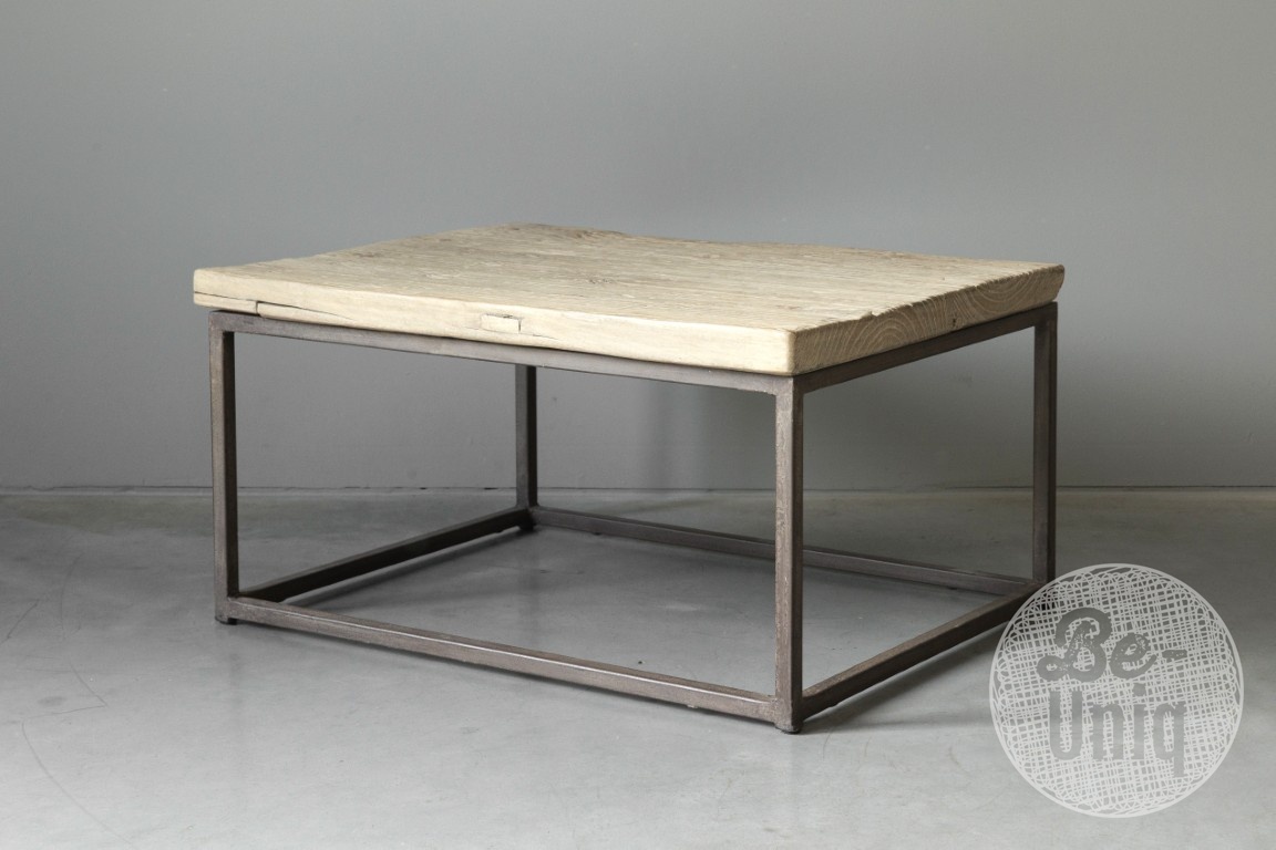 Be-Uniq Bijzettafel Oude Deur | China | H38xB94xD58 cm