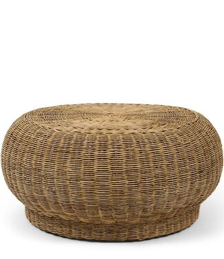 Rivièra Maison Salontafel Benoa | Rattan | H37xD80 cm