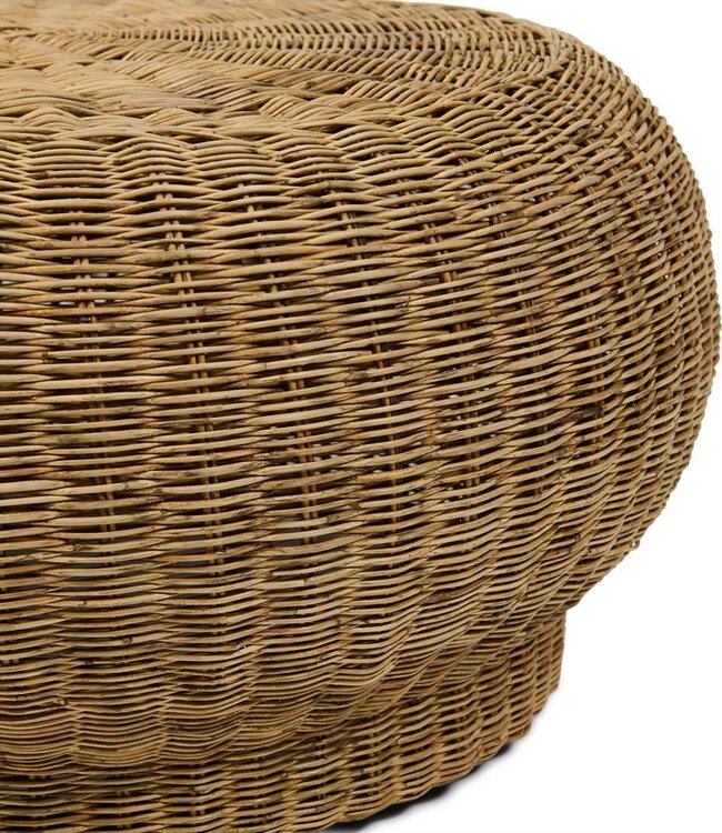 Rivièra Maison Salontafel Benoa | Rattan | H37xD80 cm