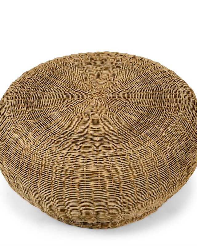 Rivièra Maison Salontafel Benoa | Rattan | H37xD80 cm