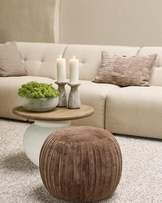Rivièra Maison Salontafel Cala Nova | Rond | Eikenhout | D60 cm