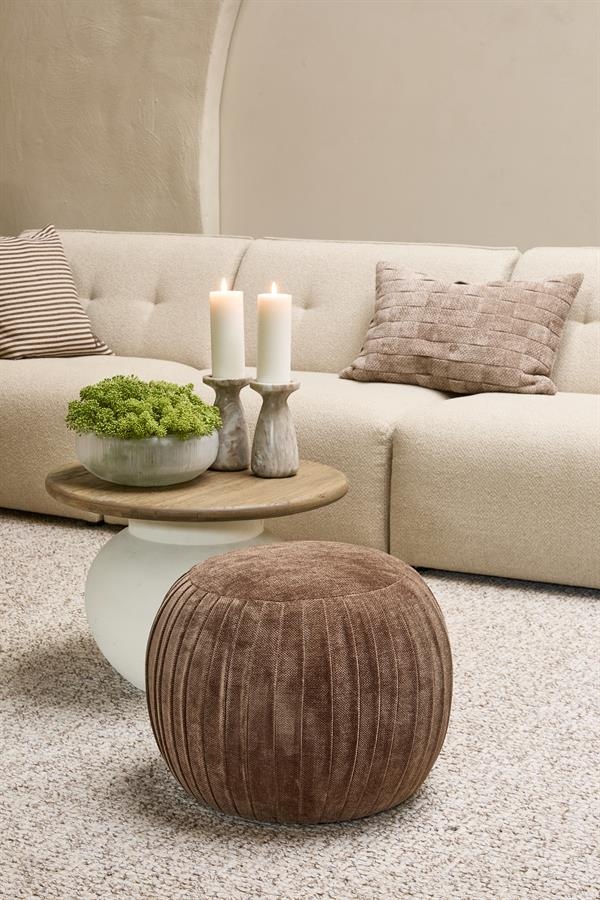 Rivièra Maison Salontafel Cala Nova | Rond | Eikenhout | D60 cm